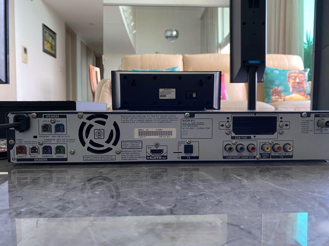 Sony Home Theatre System DVD DZ 810, TV & Home Appliances, TV