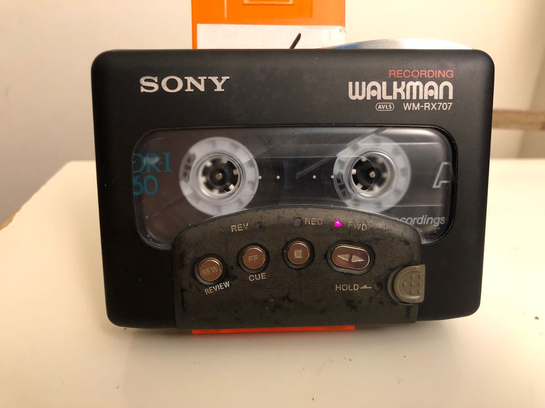 Sony Walkman WM-RX707 卡式機懷舊卡帶機錄音機, 音響器材