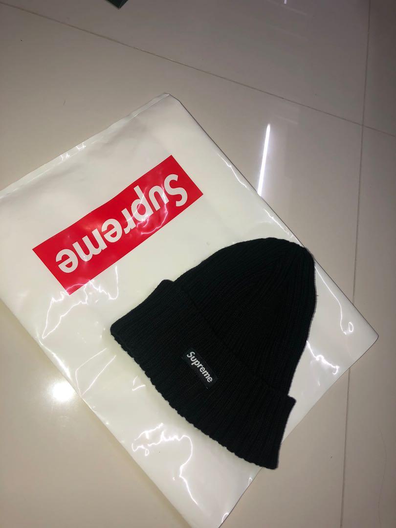 SS18 Supreme black overdyed ribbed small box logo beanie, Men's Fashion,  Watches  Accessories, Caps  Hats on Carousell