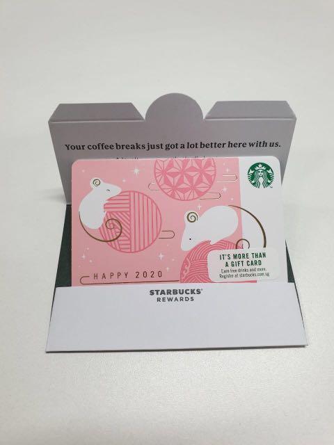 Starbucks Cny Rat Year Design Entertainment Gift Cards Vouchers On Carousell