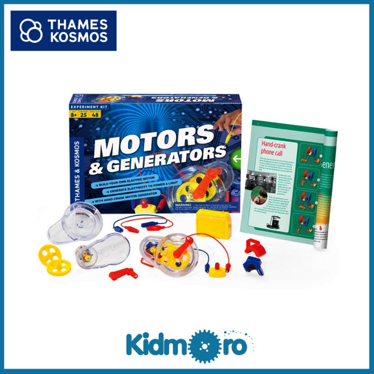 Thames & Kosmos Motors and Generators, Experiment Kit, Educational and