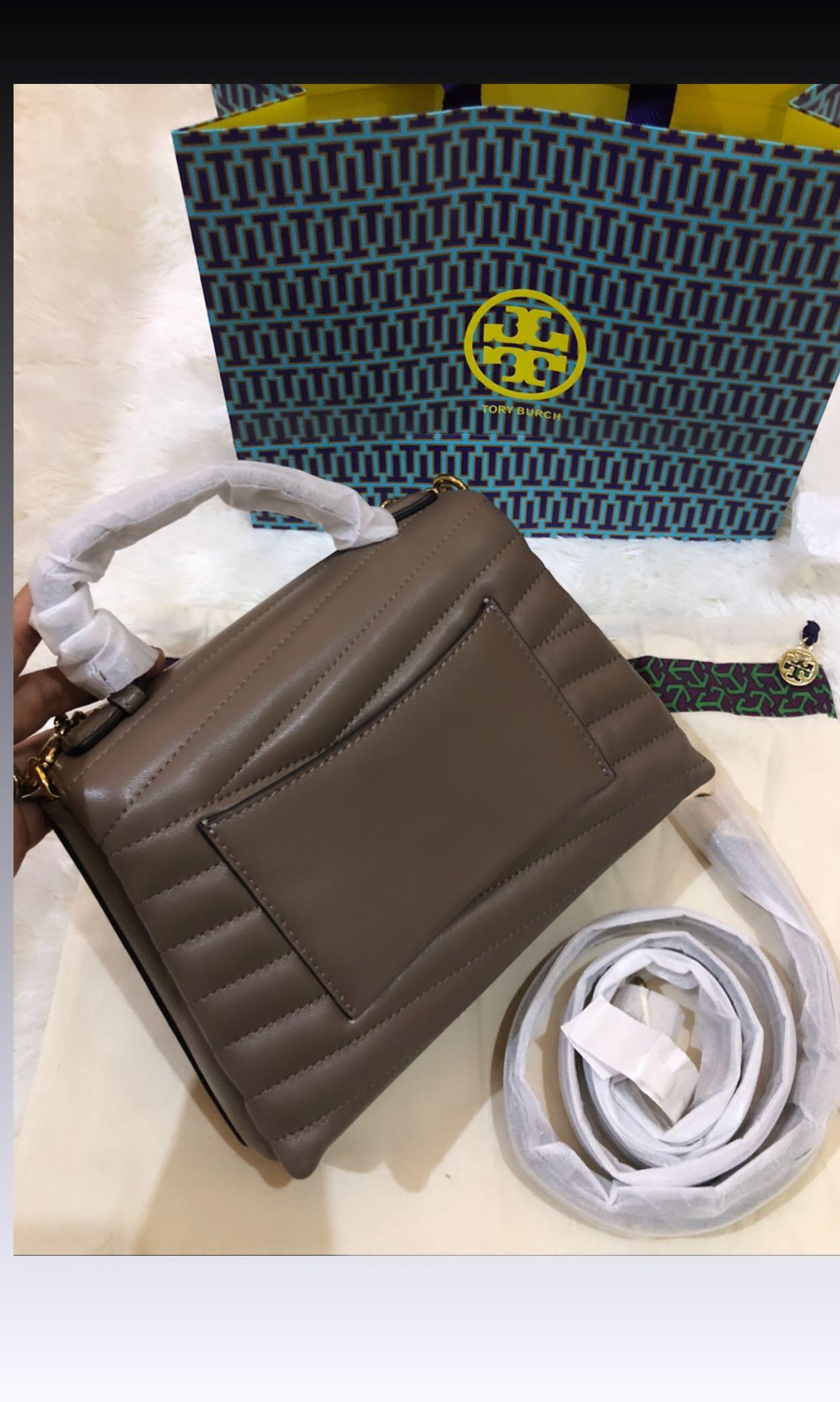 Tory Burch kira Chevron top handle Authentic, Women's Fashion, Bags