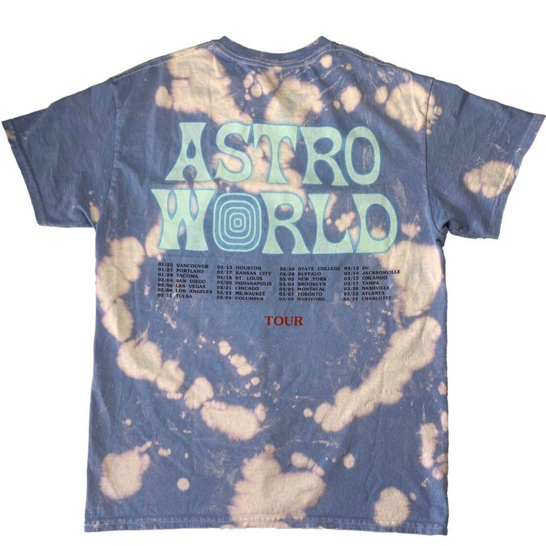 Travis scott tie clearance dye shirt astroworld