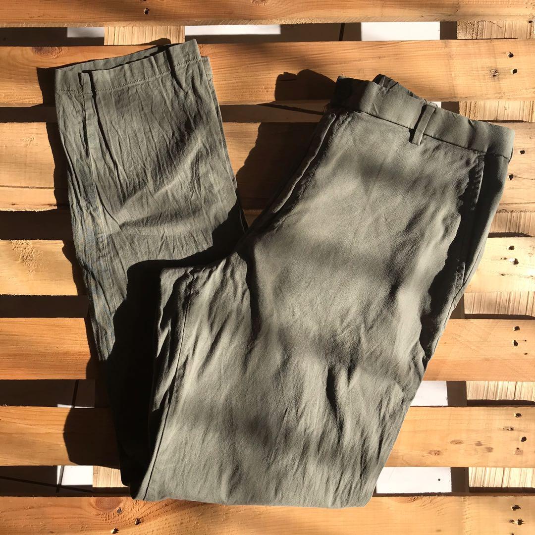 uniqlo linen trousers mens