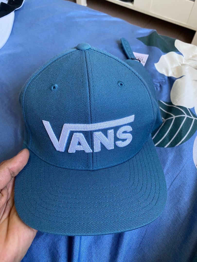 vans snapback blue
