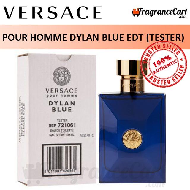 Versace Pour Homme Dylan Blue EDT for Men 100ml Tester Eau de