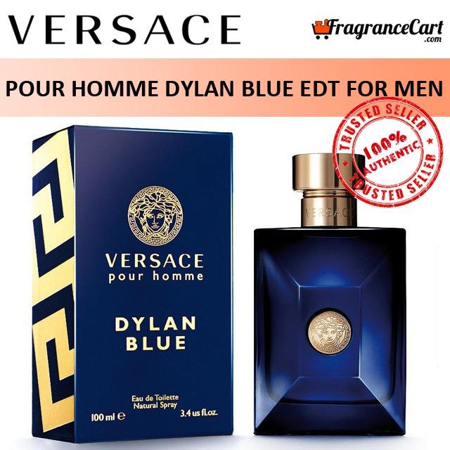 Versace Pour Homme Dylan Blue EDT for Men 30ml 100ml Tester Giftset Eau de Toilette Dylan Blue Brand New 100 Authentic Perfume FragranceCart Beauty Personal Care Fragrance Deodorants on Carousell