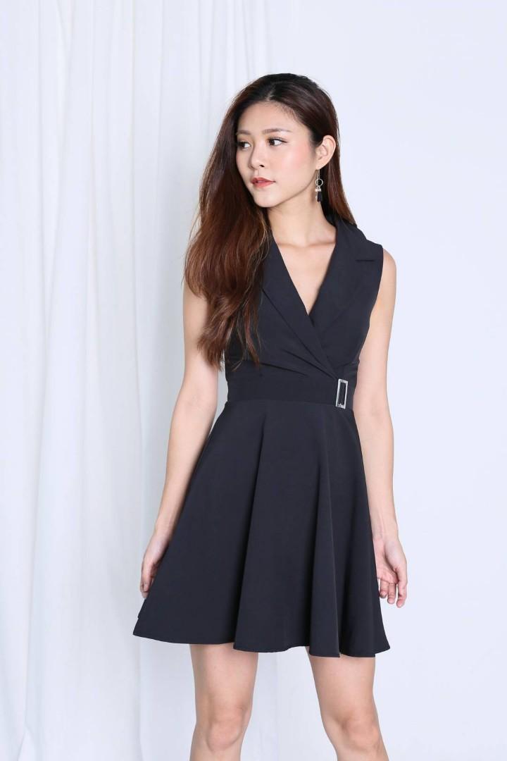 tuxedo skater dress