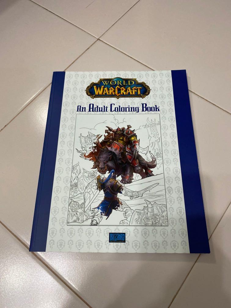World Of Warcraft Adult Coloring Book Books Stationery