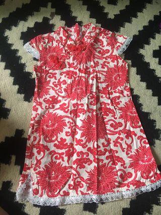 Cheongsam dress anak