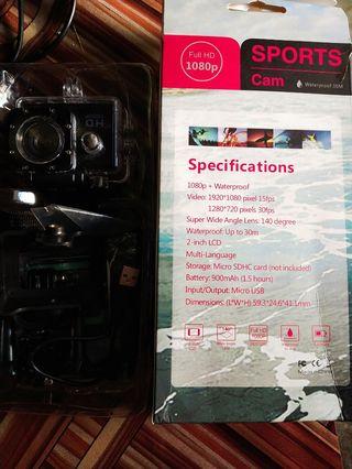 Sports cam/ video 1080 +water proof