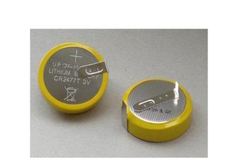 Cr2477 Cr2477t 3v Lithium Button Coin Cell Battery W Pins Terminals Electronics Others On Carousell