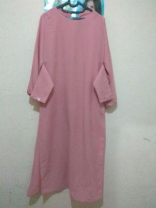 Gamis peach