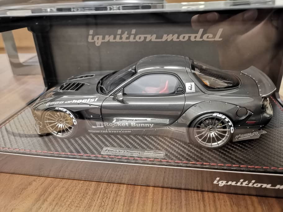 1/18 Ignition model Mazda RX-7 Rocket Bunny, Hobbies & Toys, Toys 