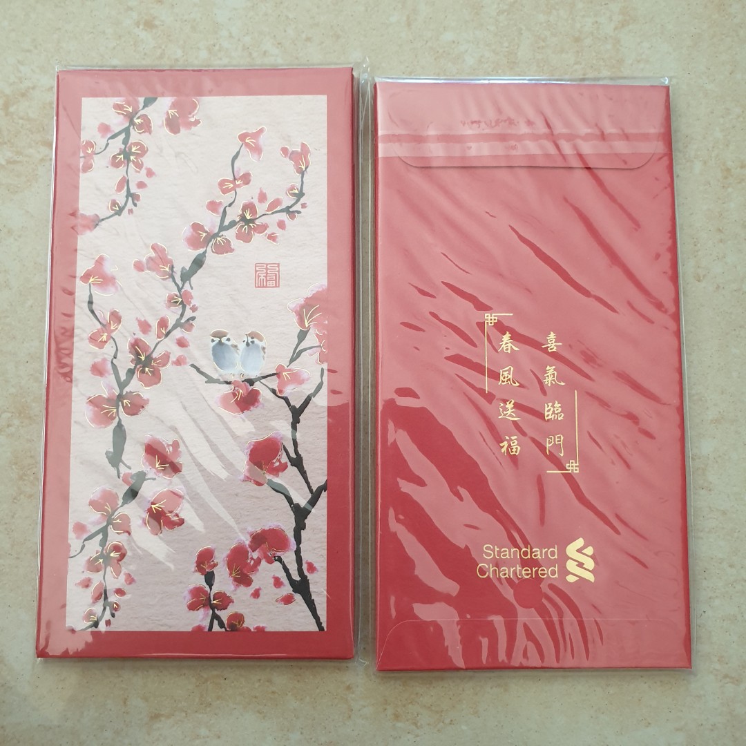 2020 Standard Chartered My Angpow Red Packet Money Envelope Angpau Febulous30 Hobbies Toys Stationery Craft Stationery School Supplies On Carousell