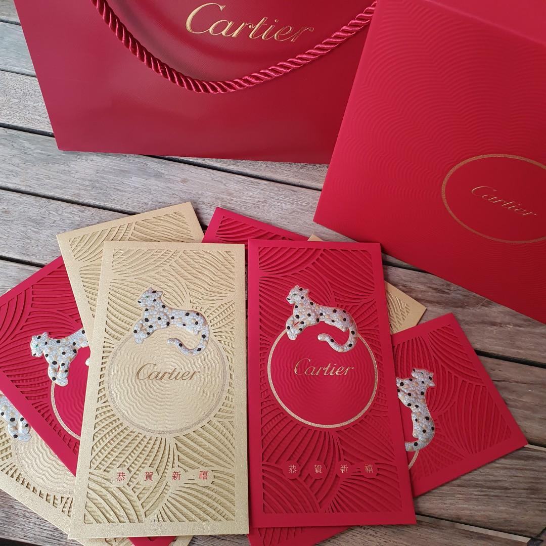 Cartier red packet 2021 (ang pow), Luxury, Accessories on Carousell