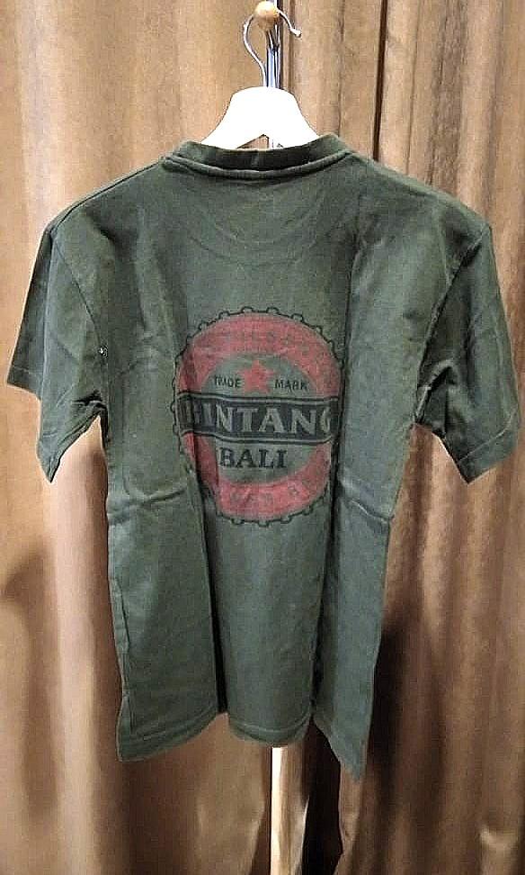 Tshirt Bir Bintang Bali Green Not Zara H M Fesyen Pria Pakaian Atasan Di Carousell