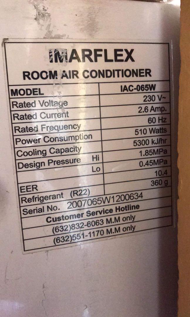 Aircon 0.5hp on Carousell