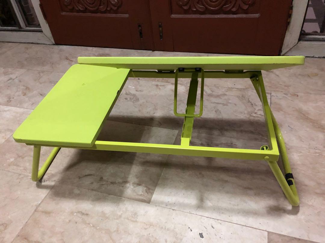Apple green lap table (Category: Changing Tables & Stations) located in Quezon City. Submitted by preloved_by_purple (Listing ID 274320767, Image 2). Description: Used Fair condition Note the scratched parts on the pictures Delivery update for ECQ!!! Options now include: Grab / Lalamove / Angkas ***Shipping fee will be paid by the Buyer ***Option for COD (but will depend on courier) #inQC #inManila #inSanJuan #inMakati #inBGC #inParañaque #inMani