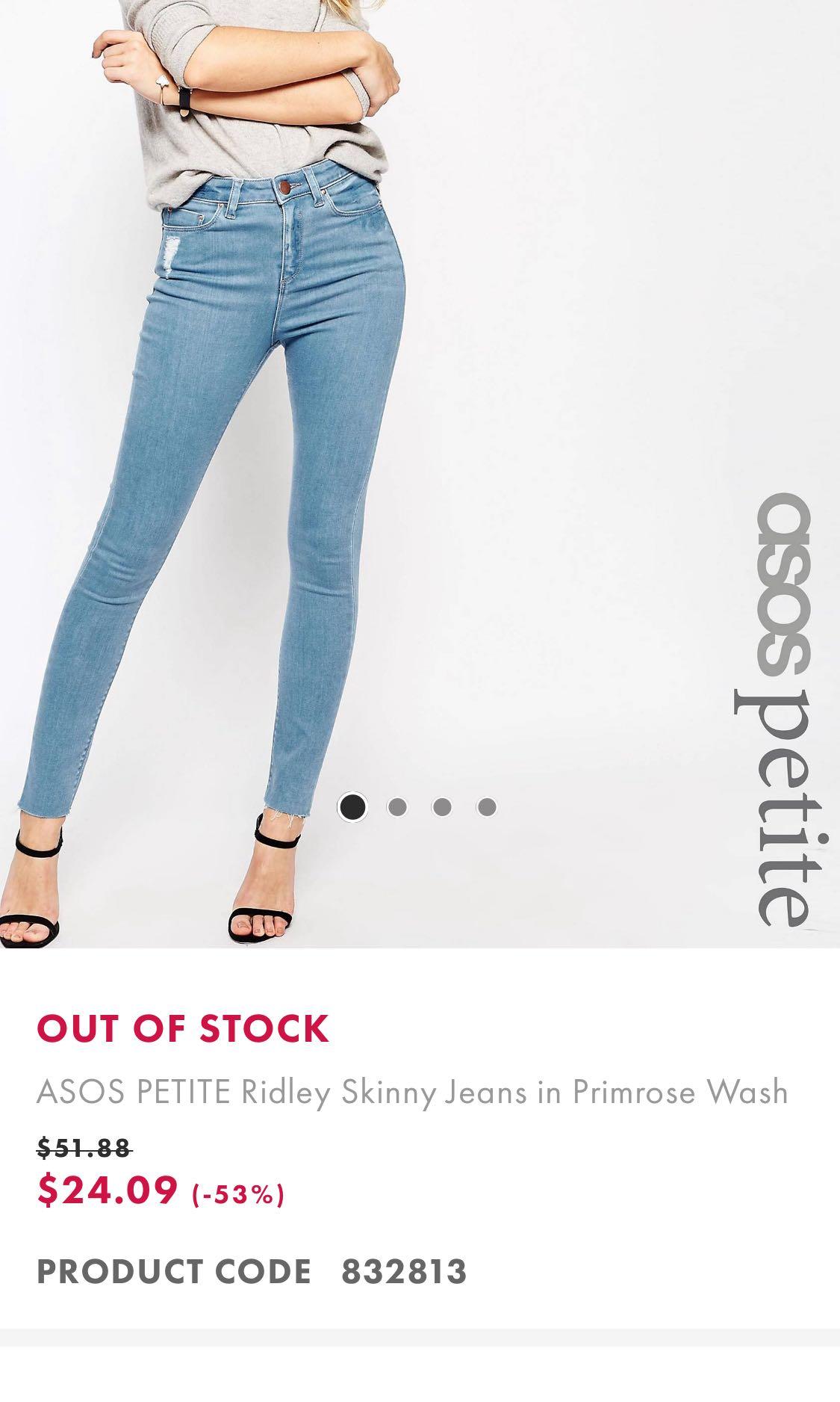 asos petite skinny jeans