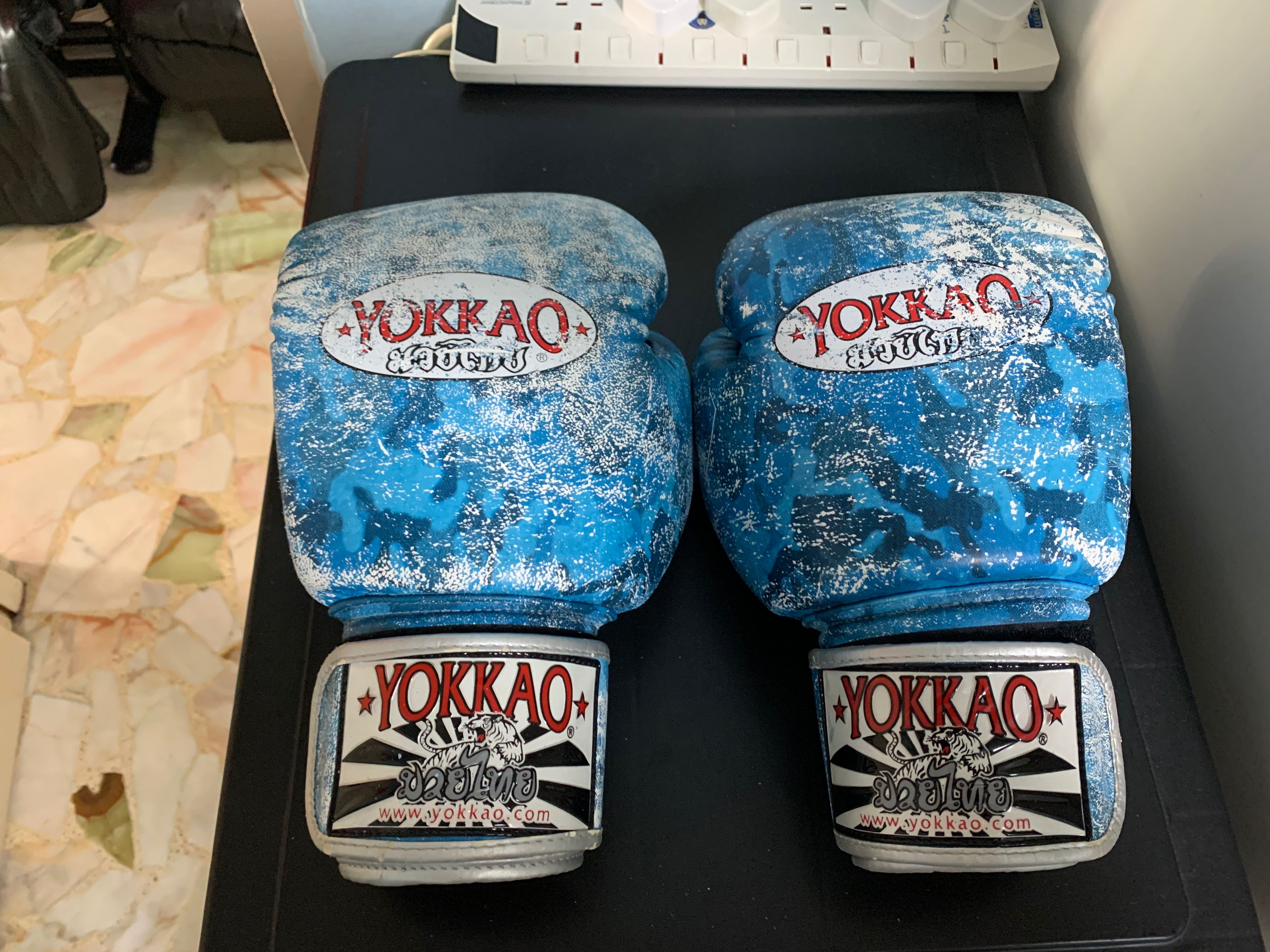 Great Waves - Boxing Yokkao Muay Thai Gloves 16oz Kickboxing MMA 