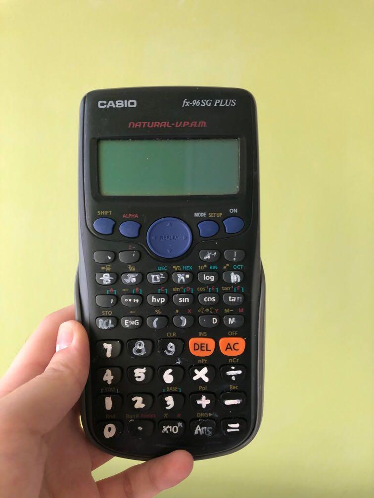Casio scientific calculator fx 96sg plus new arrivals