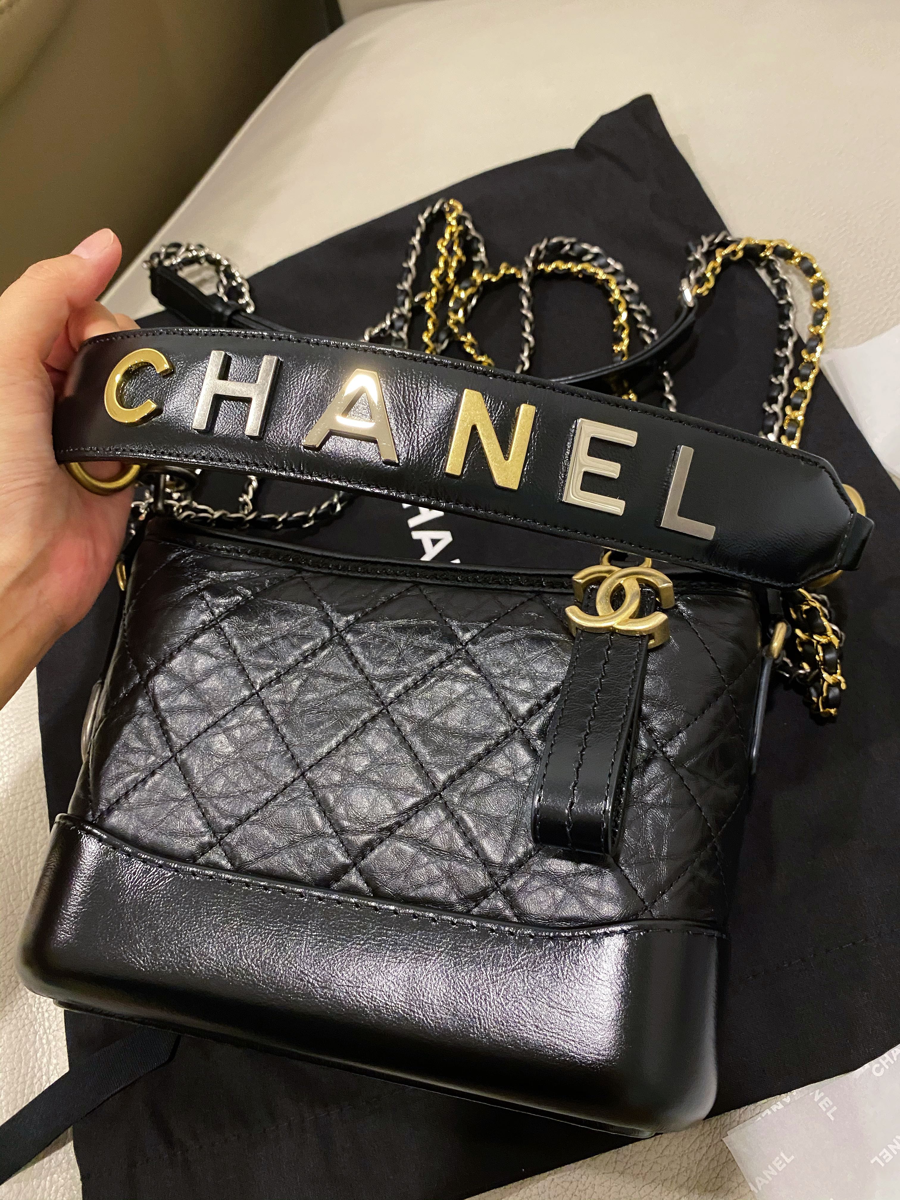 Chanel Gabrielle small hobo bag, Women's Fashion, Bags & Wallets,  Cross-body Bags on Carousell