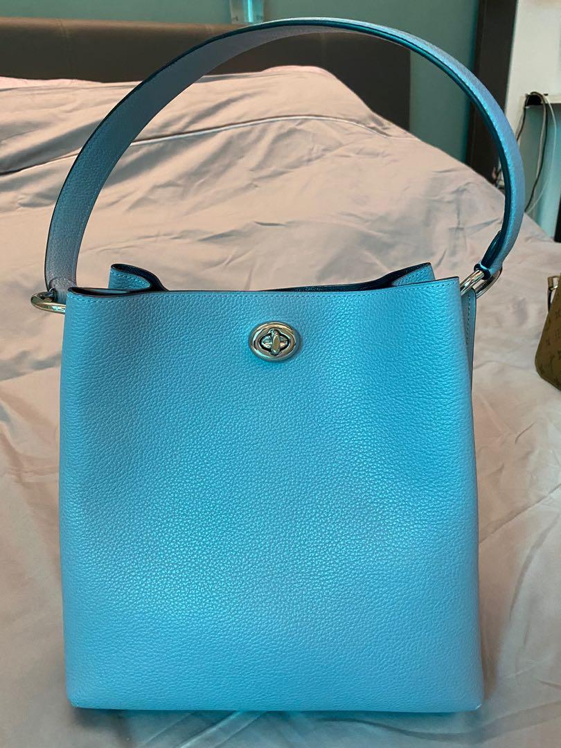 Coach charlie bucket sale bag dark turquoise