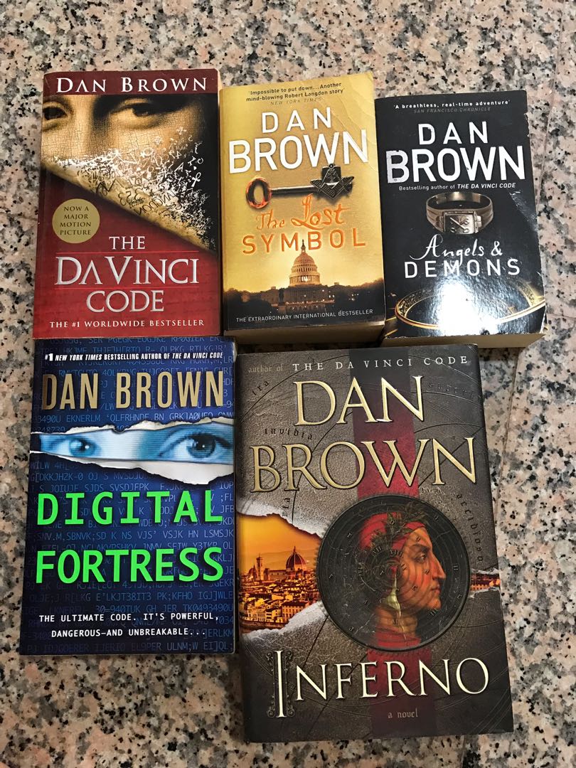 Dan Brown Books Books Stationery Fiction On Carousell