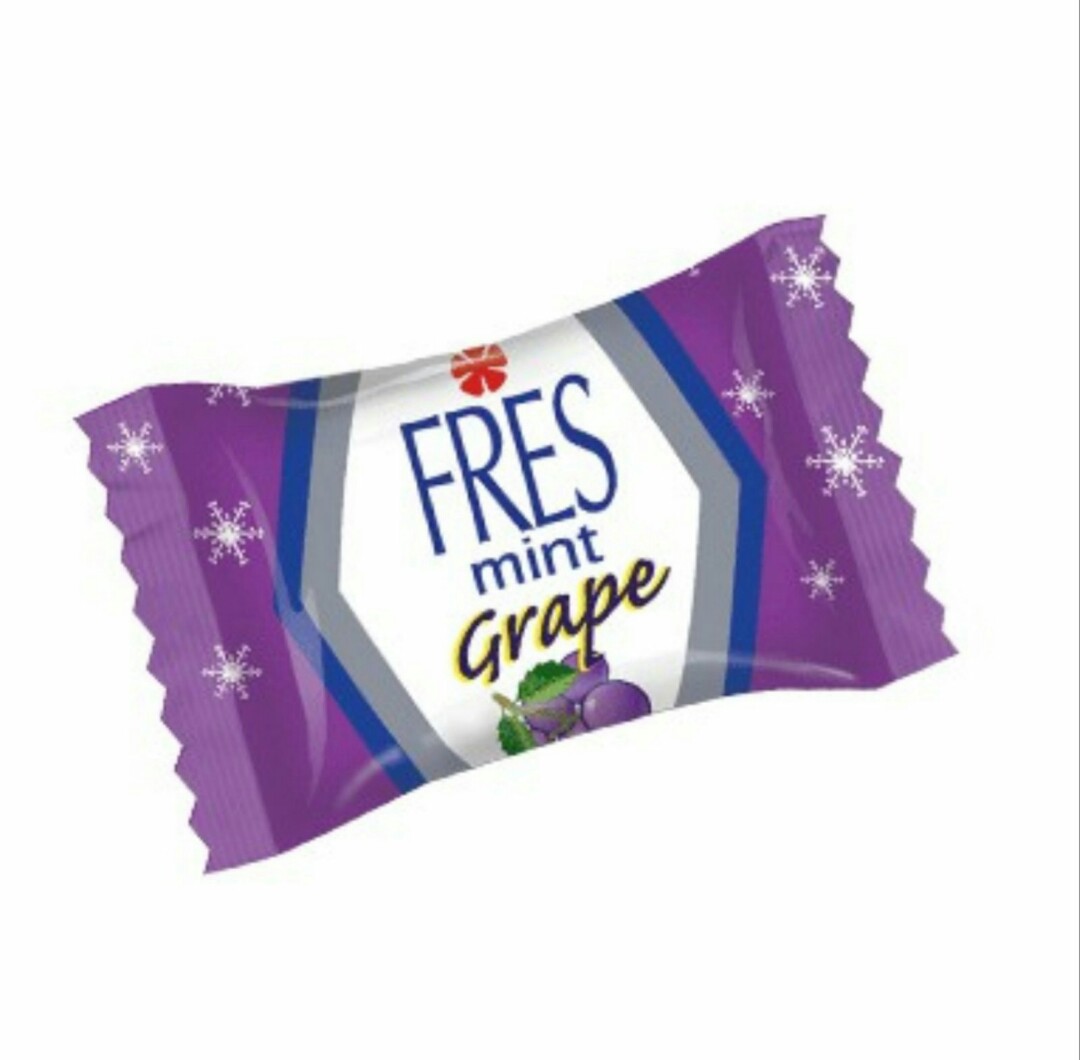 Fres Mint Grape Candy, Food & Drinks, Fresh Produce on Carousell