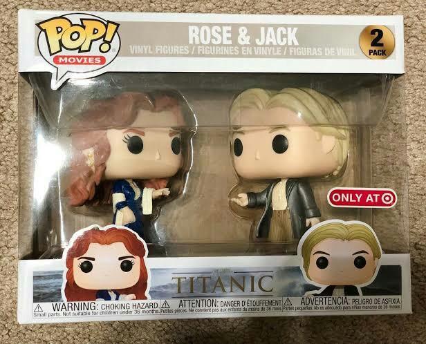 Funko POP Movies Titanic 2pack Rose Jack Target Exclusive Vinyl Figure Hobbies Toys Toys Games on Carousell