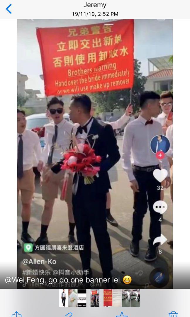 WEDDING GATE CRASH PROPS , Everything Else on Carousell