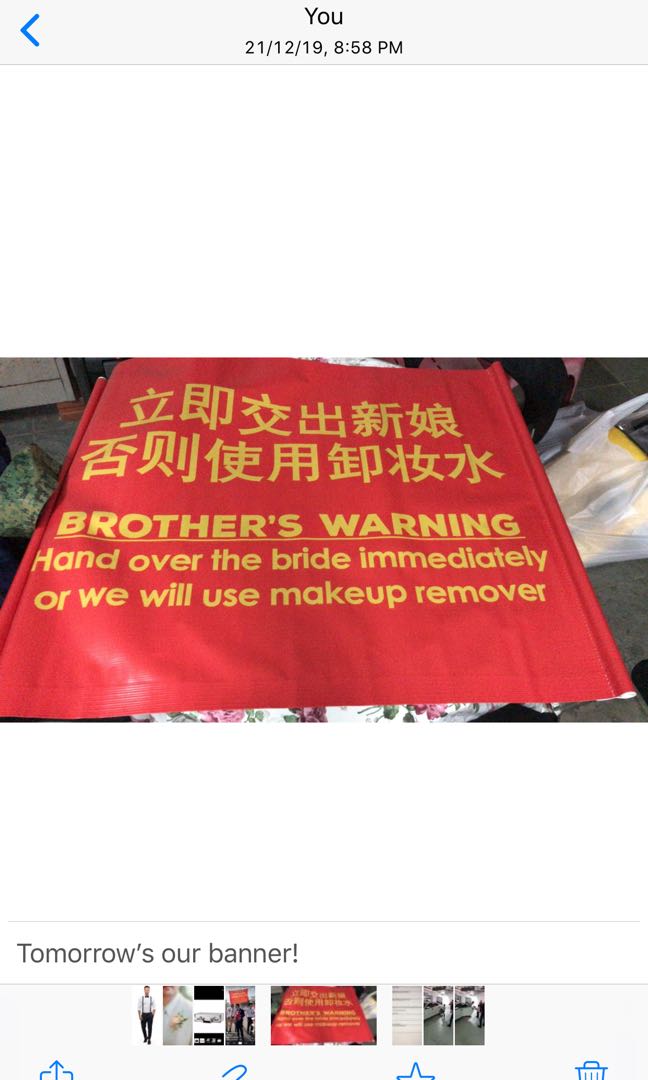 WEDDING GATE CRASH PROPS , Everything Else on Carousell