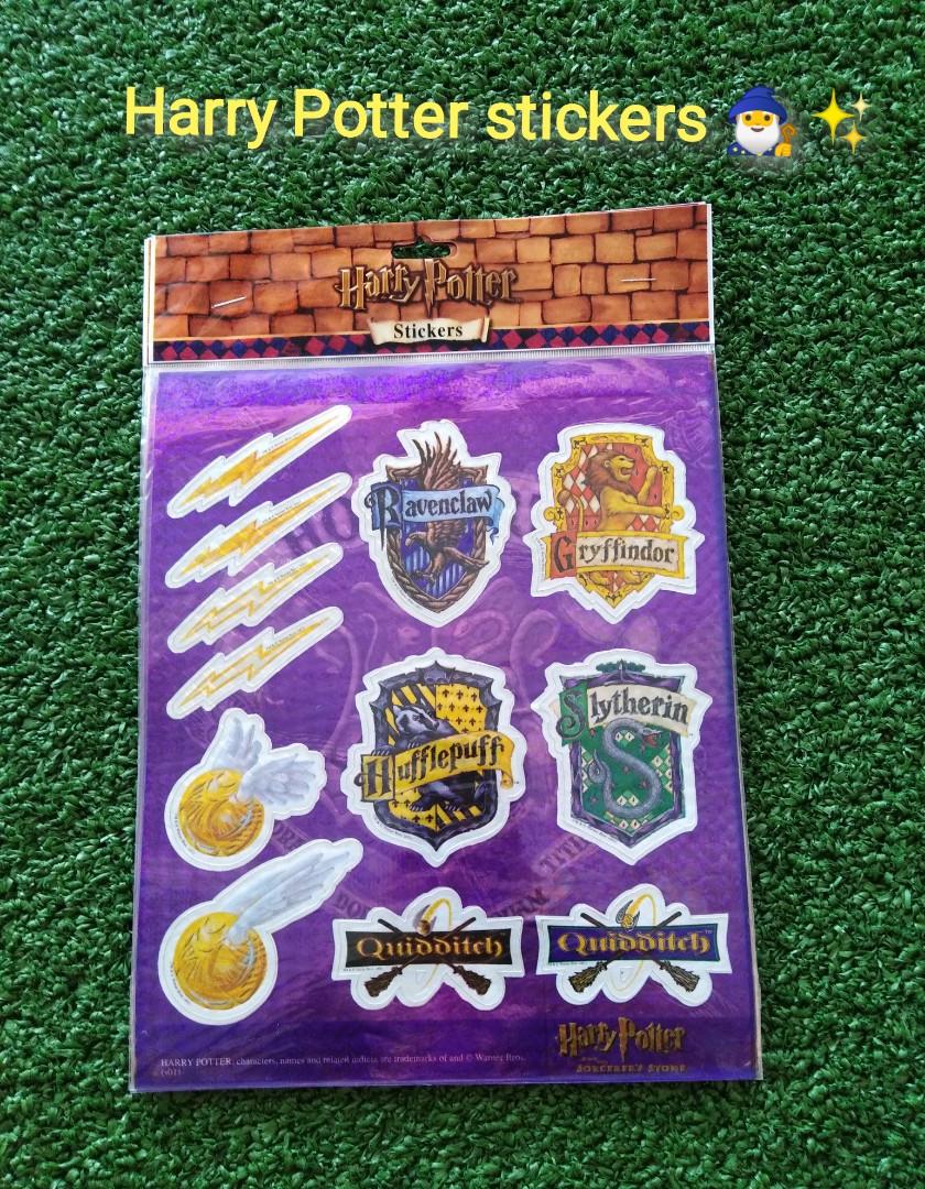 harry-potter-sticker-sheets-hobbies-toys-stationary-craft-craft-supplies-tools-on-carousell