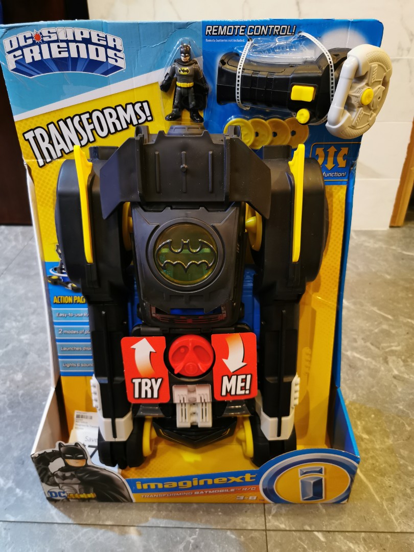imaginext remote control batmobile