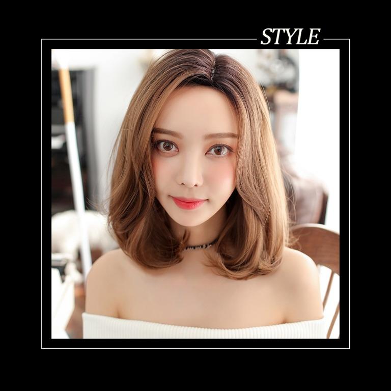 Instocks Short Hair Natural Hair Wig Ombre Honey Pudding Women S