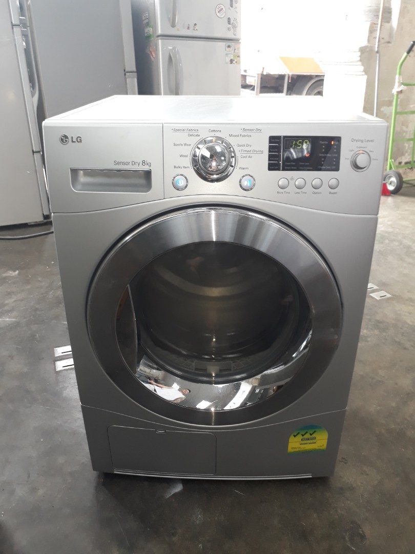 LG 8kg condenser dryer TDC8011C, TV & Home Appliances, Washing
