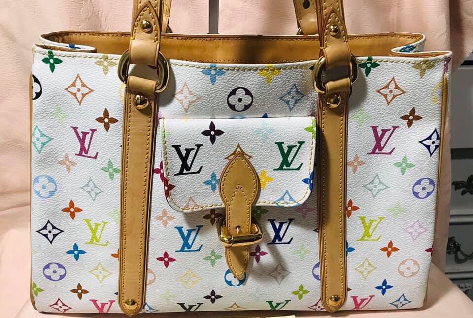 Louis Vuitton Multicolor Aurelia MM Tote Bag – purchasegarments