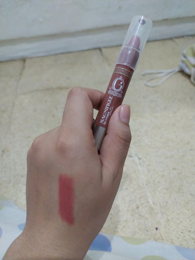 Shade Lip Crayon Madame Gie Madame Gie Lip Crayon Satin Kesehatan Kecantikan Rias Wajah Di
