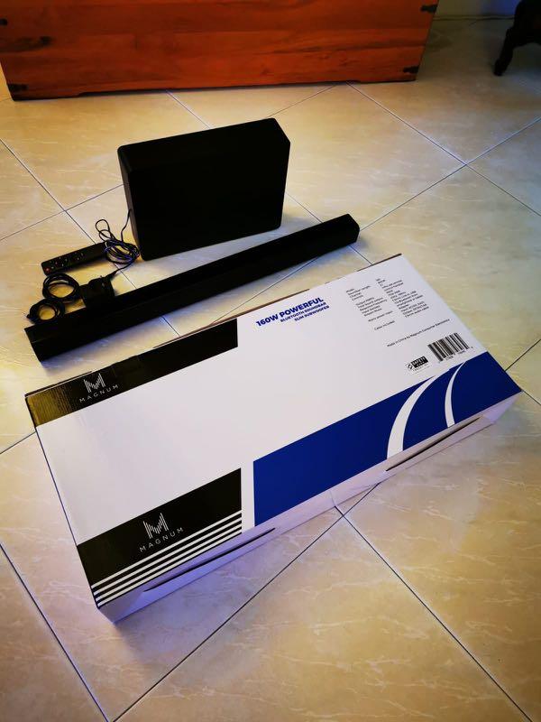 MAGNUM 18S 2.1CH BLUETOOTH SOUNDBAR WITH SUBWOOFER Audio