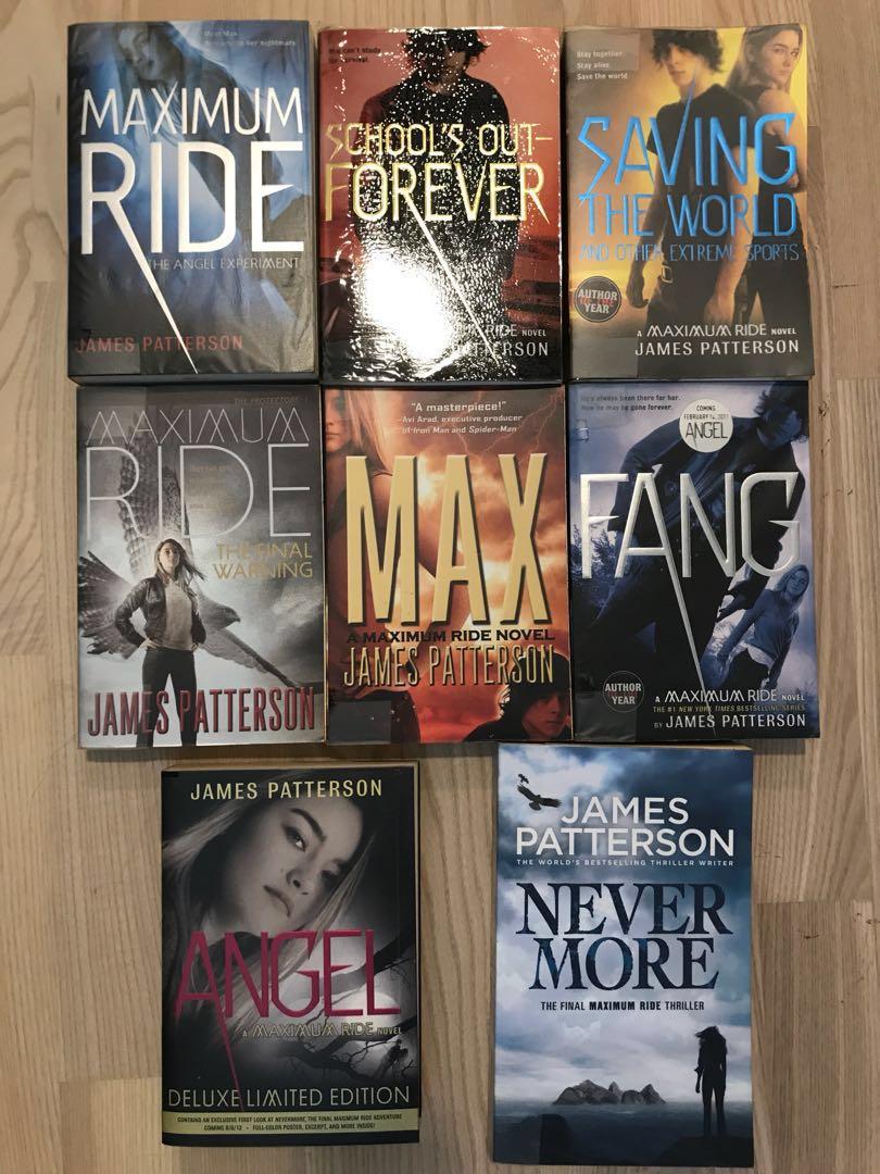 Maximum Ride novels by James Patterson (FULL SET), Hobbies & Toys