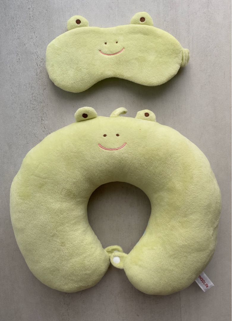 inflatable neck pillow miniso