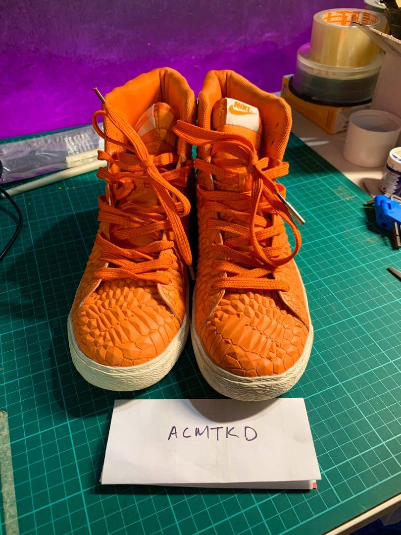 Nike Blazer DMB orange Men s Fashion Footwear Sneakers on Carousell