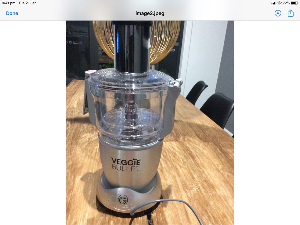 Nutribullet electric veggie bullet food processor Spiralizer