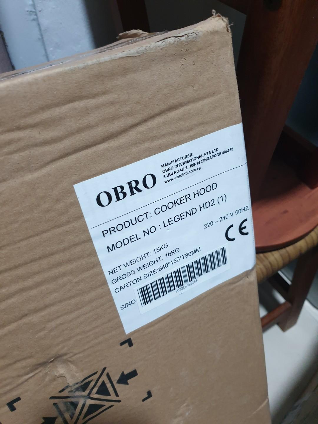 OBRO Downdraft Hood and Induction Hob, TV & Home Appliances, Kitchen