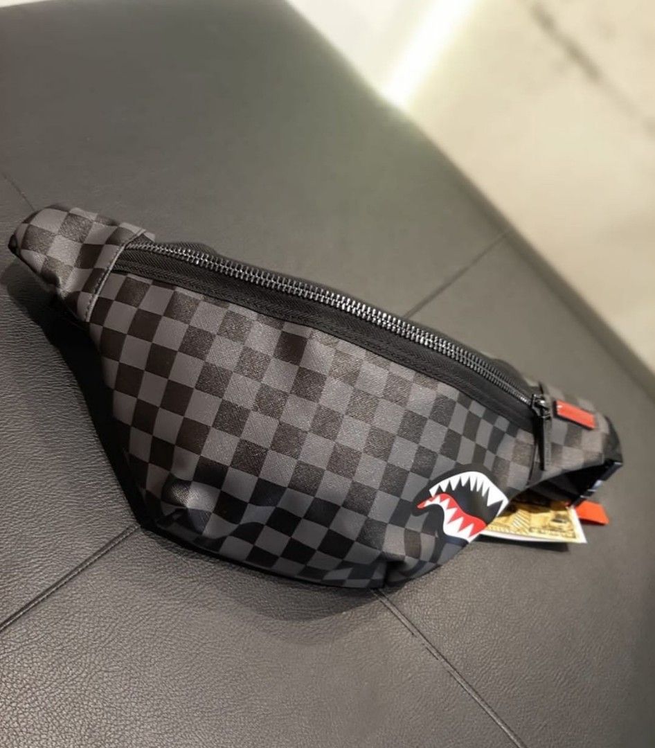 Original Sprayground Sharks in Paris Brossbody Bag Belt Bag Fanny