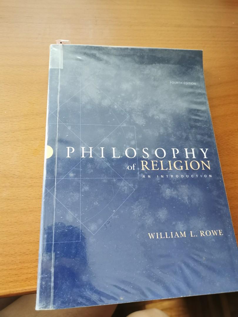 Philosophy of Religion, William Rowe, Hobbies & Toys, Books & Magazines ...