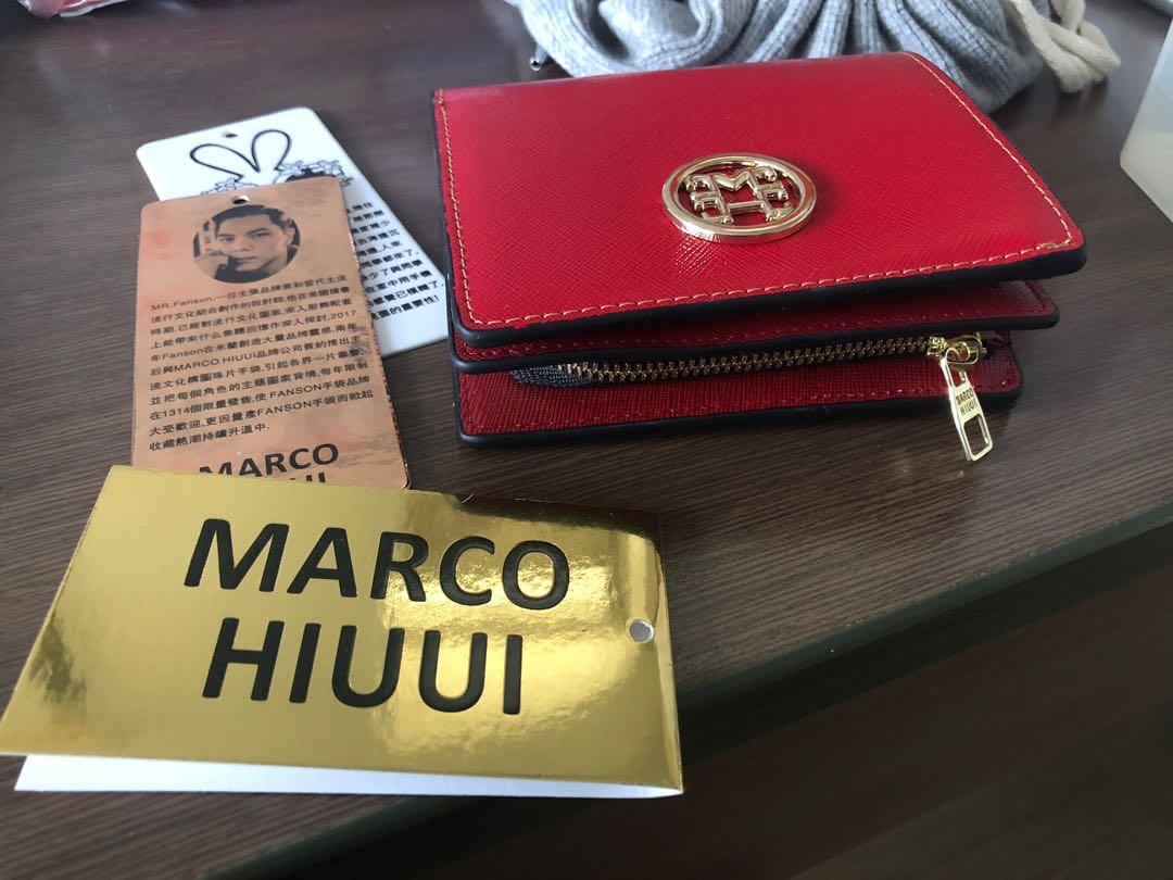 Polo Marco Hiuui Red Wallet