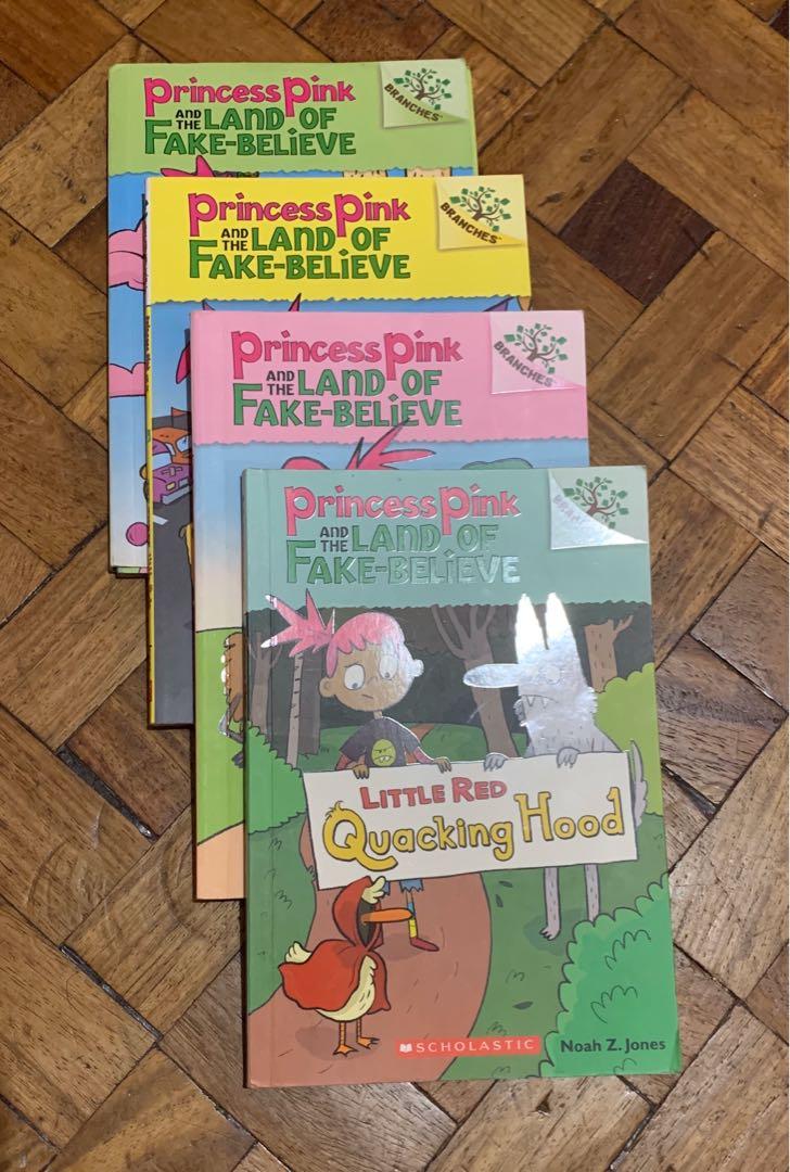Princess Pink The Land Of Fake Believe 4 In 1 Collection Hobbies Toys Books Magazines Children S Books On Carousell
