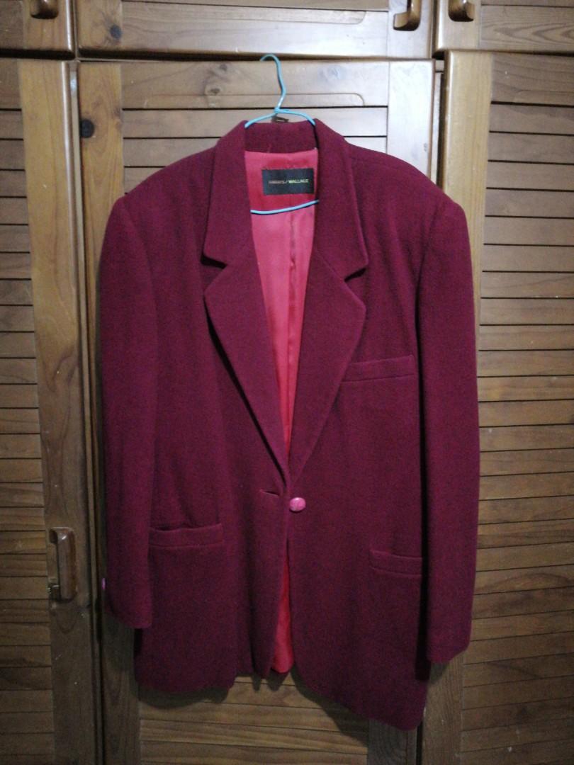 Red jacket (Category: Coats, Jackets and Outerwear) located in Singapore. Submitted by hellobrotherr (Listing ID 274357882, Image 1). Description: Red jacket.